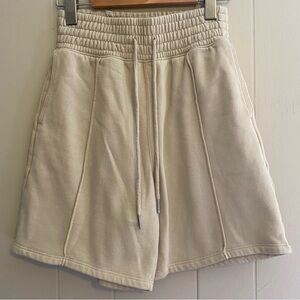 SOLD Cream Abercrombie & Fitch Sweat Shorts